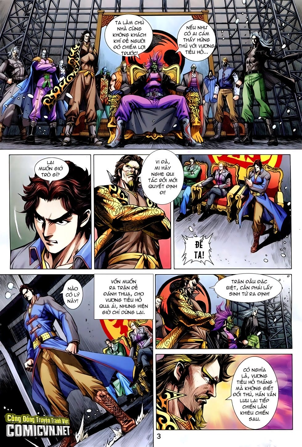 Truyện Tranh Tân Tác Long Hổ Môn trang 4