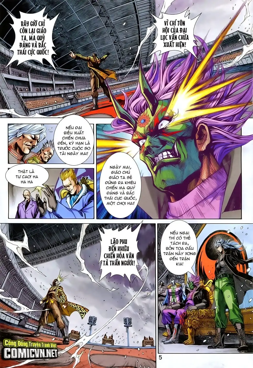 Truyện Tranh Tân Tác Long Hổ Môn trang 4