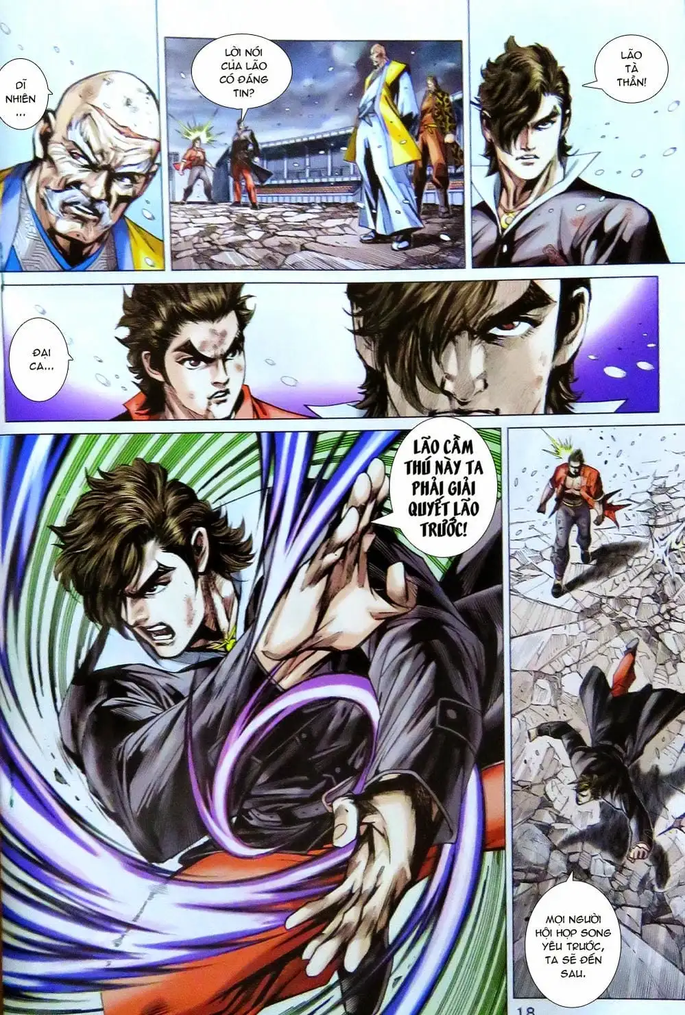 Truyện Tranh Tân Tác Long Hổ Môn trang 4
