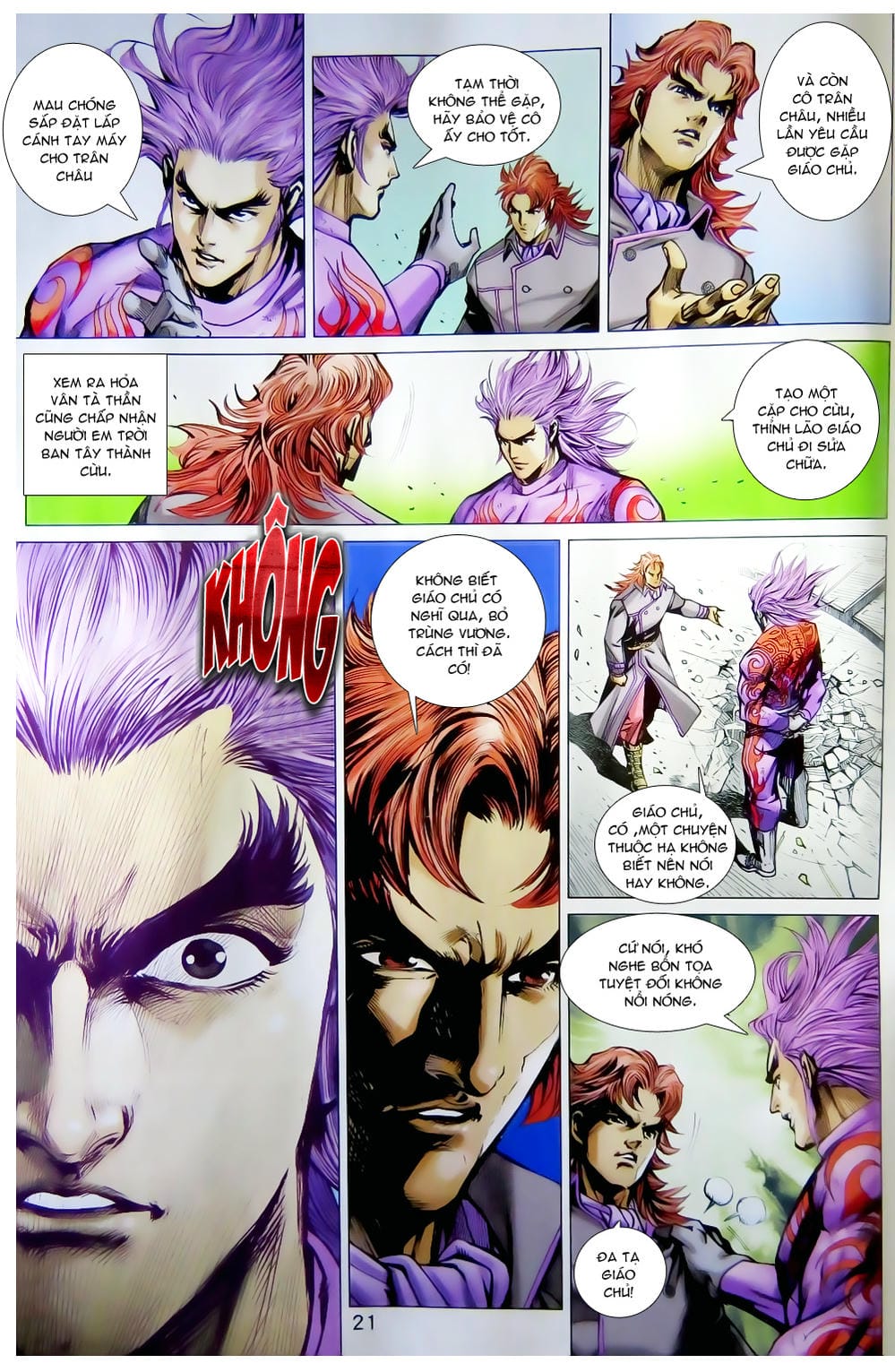 Truyện Tranh Tân Tác Long Hổ Môn trang 4