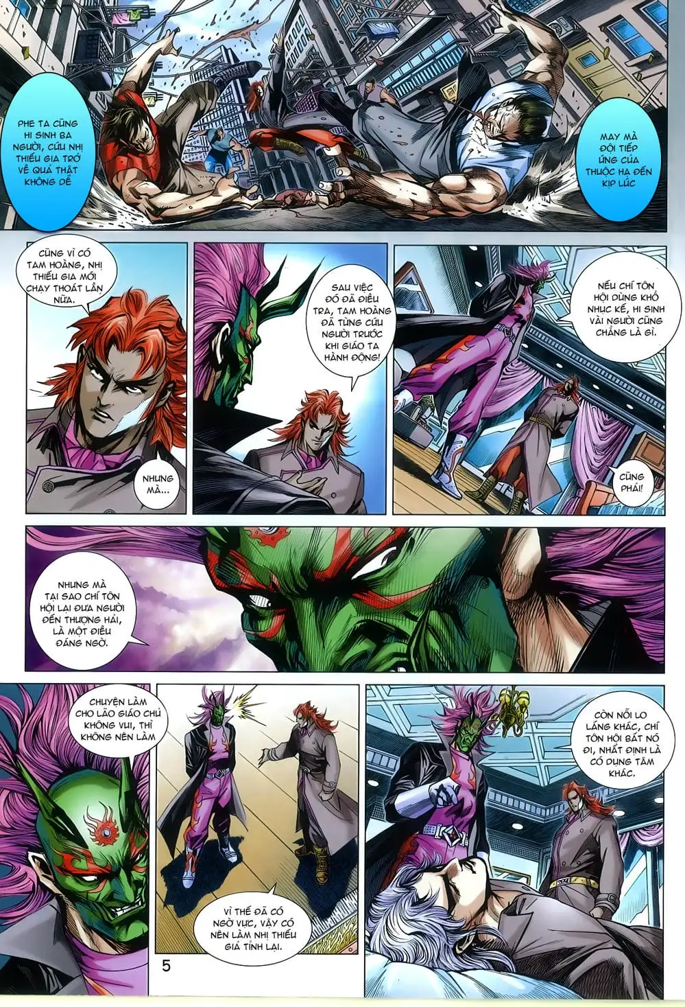 Truyện Tranh Tân Tác Long Hổ Môn trang 4