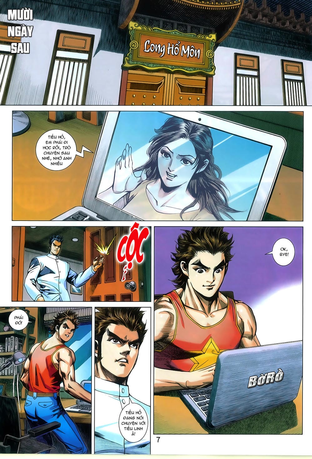Truyện Tranh Tân Tác Long Hổ Môn trang 4
