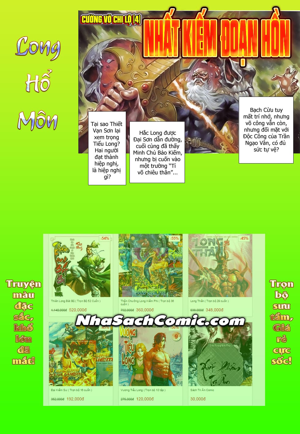 Truyện Tranh Tân Tác Long Hổ Môn trang 4