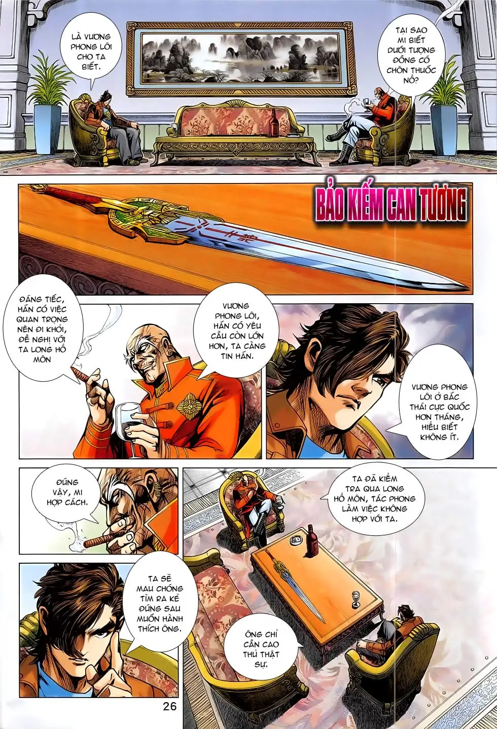 Truyện Tranh Tân Tác Long Hổ Môn trang 4