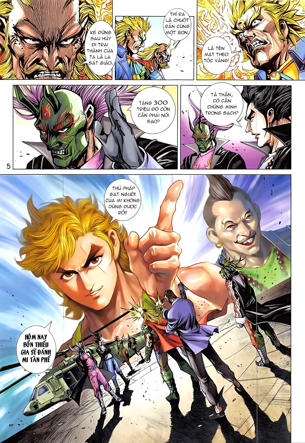 Truyện Tranh Tân Tác Long Hổ Môn trang 4