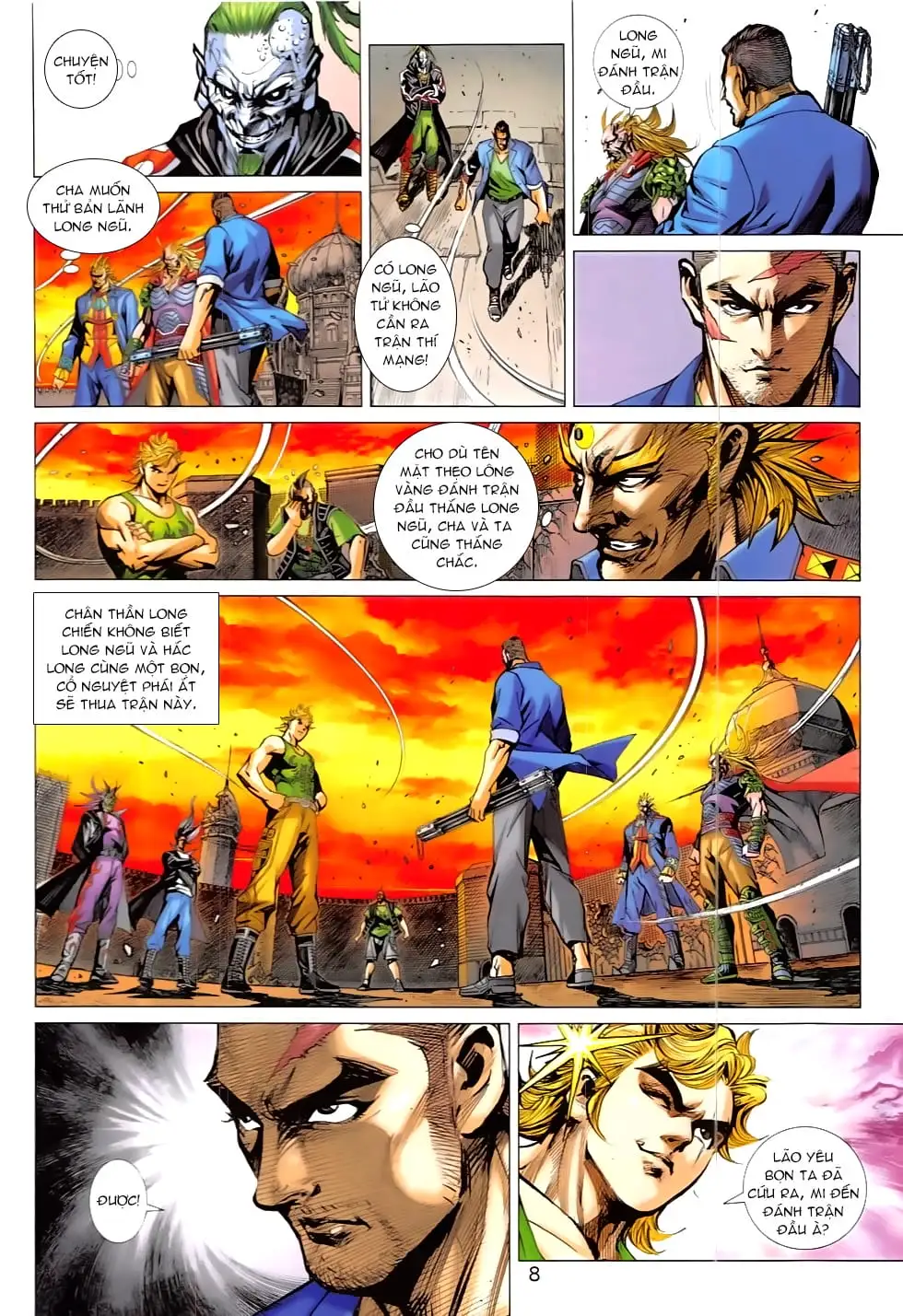 Truyện Tranh Tân Tác Long Hổ Môn trang 4