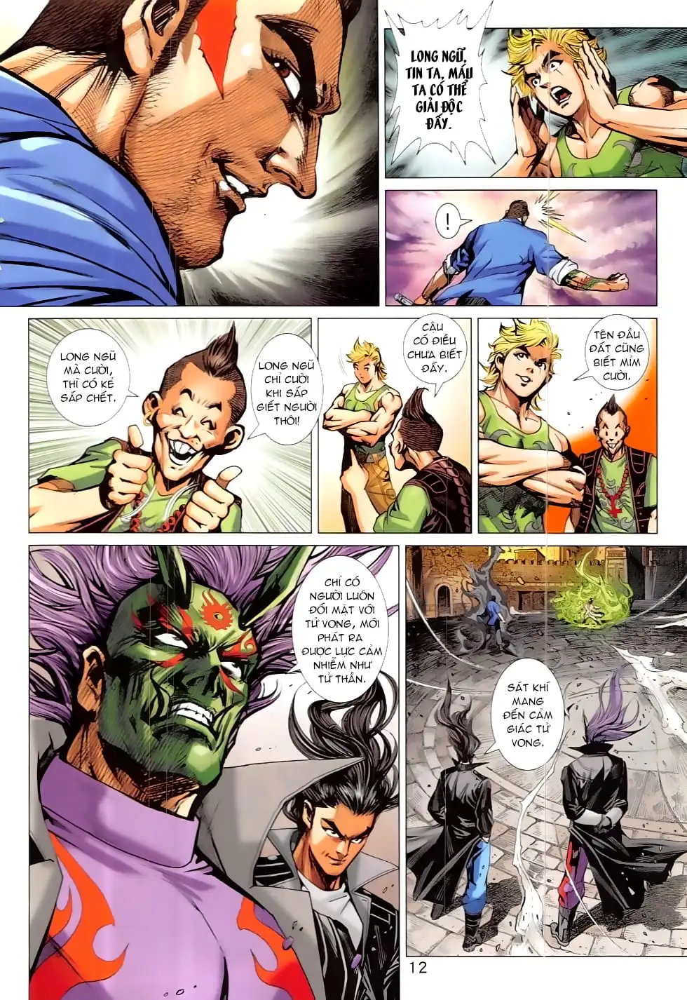 Truyện Tranh Tân Tác Long Hổ Môn trang 4