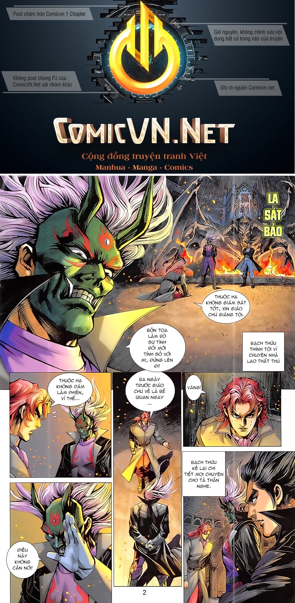 Truyện Tranh Tân Tác Long Hổ Môn trang 4