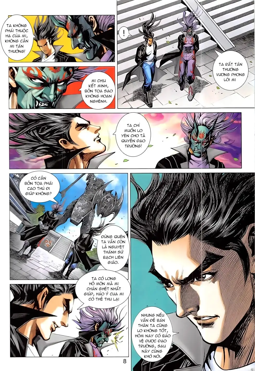 Truyện Tranh Tân Tác Long Hổ Môn trang 4