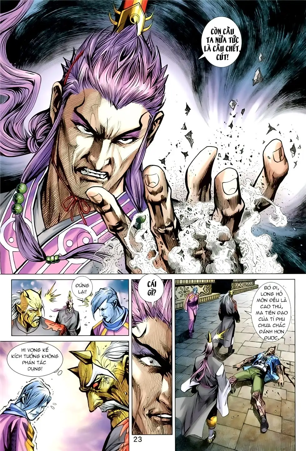 Truyện Tranh Tân Tác Long Hổ Môn trang 4