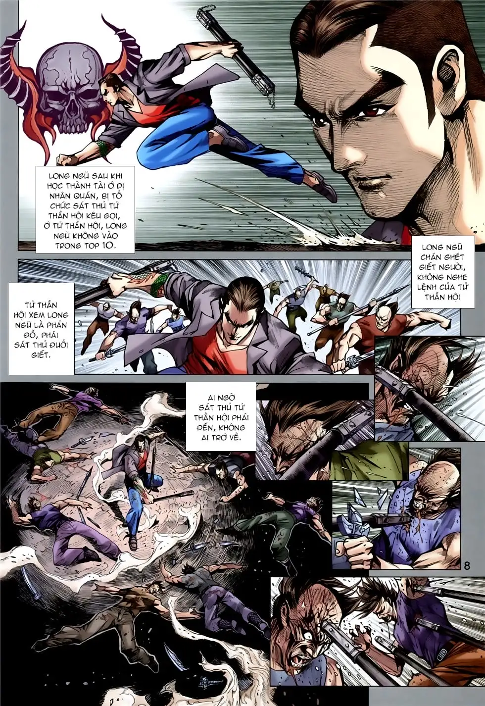 Truyện Tranh Tân Tác Long Hổ Môn trang 4