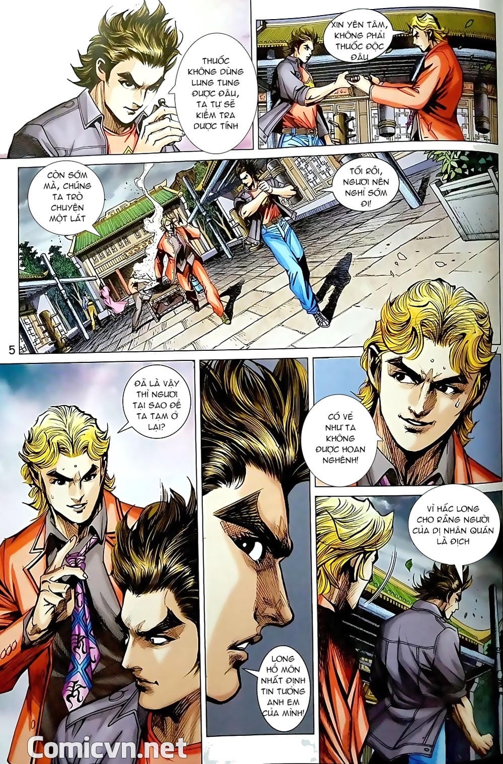 Truyện Tranh Tân Tác Long Hổ Môn trang 4