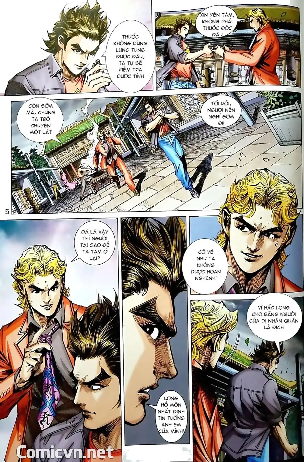 Truyện Tranh Tân Tác Long Hổ Môn trang 4