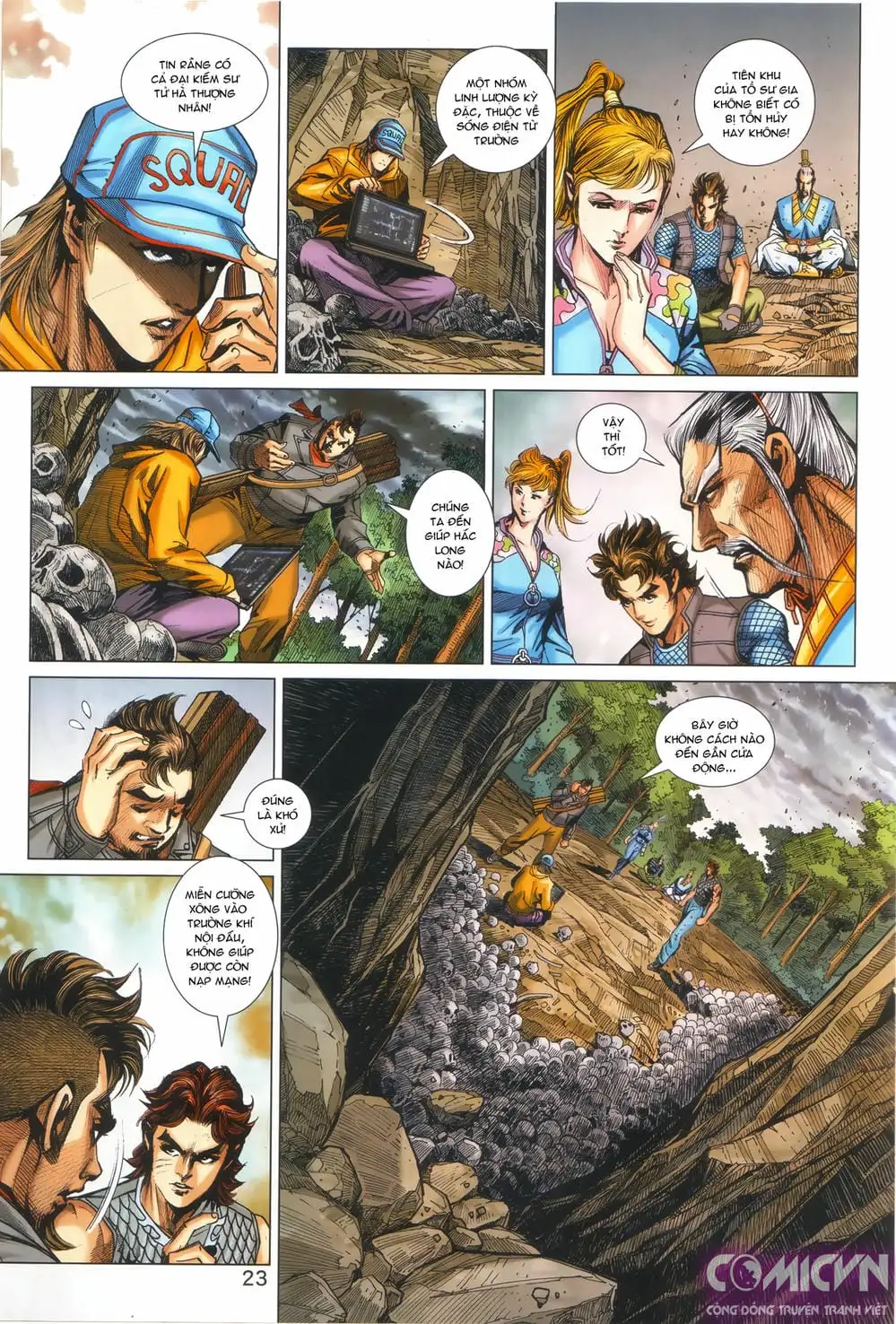 Truyện Tranh Tân Tác Long Hổ Môn trang 4