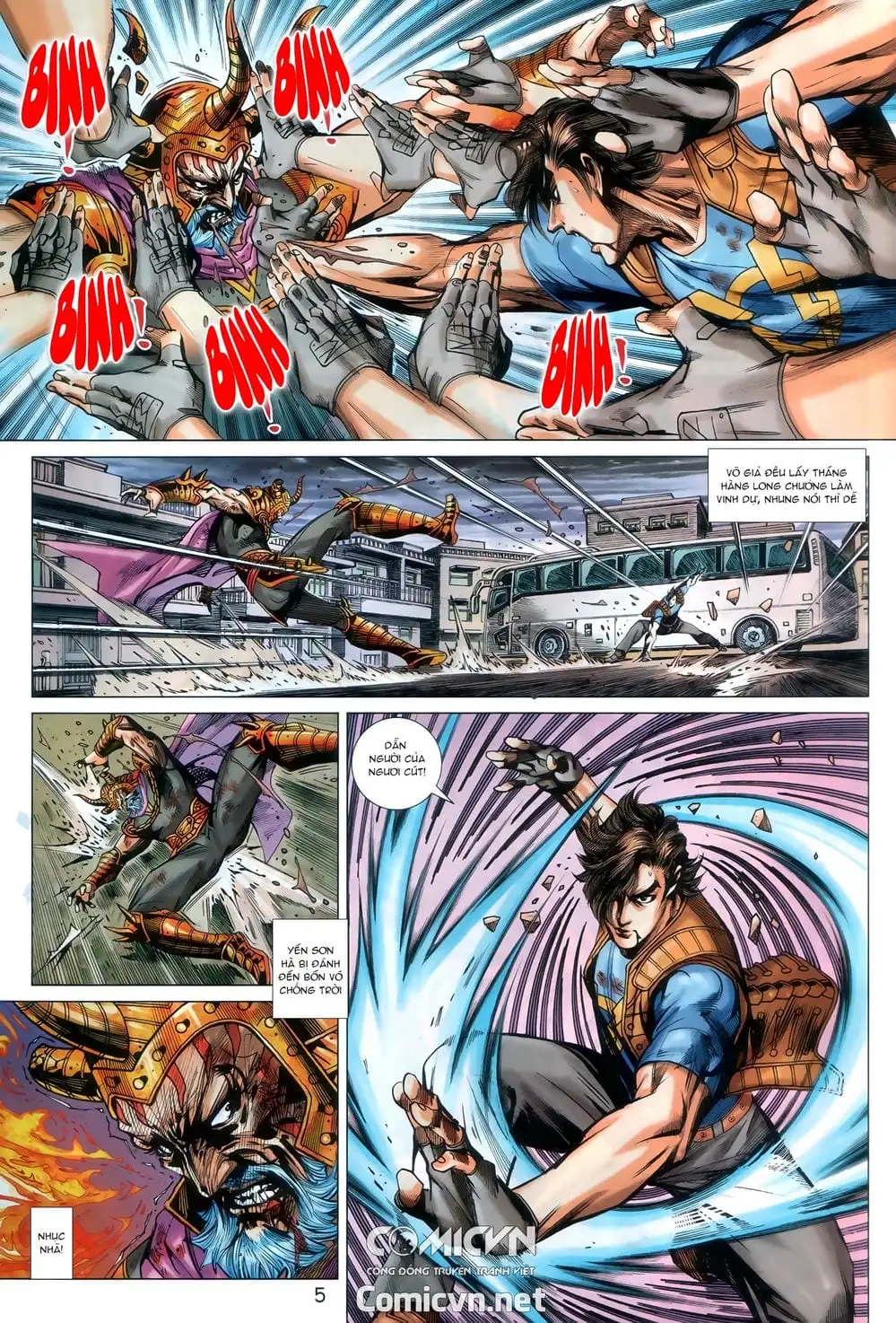 Truyện Tranh Tân Tác Long Hổ Môn trang 4