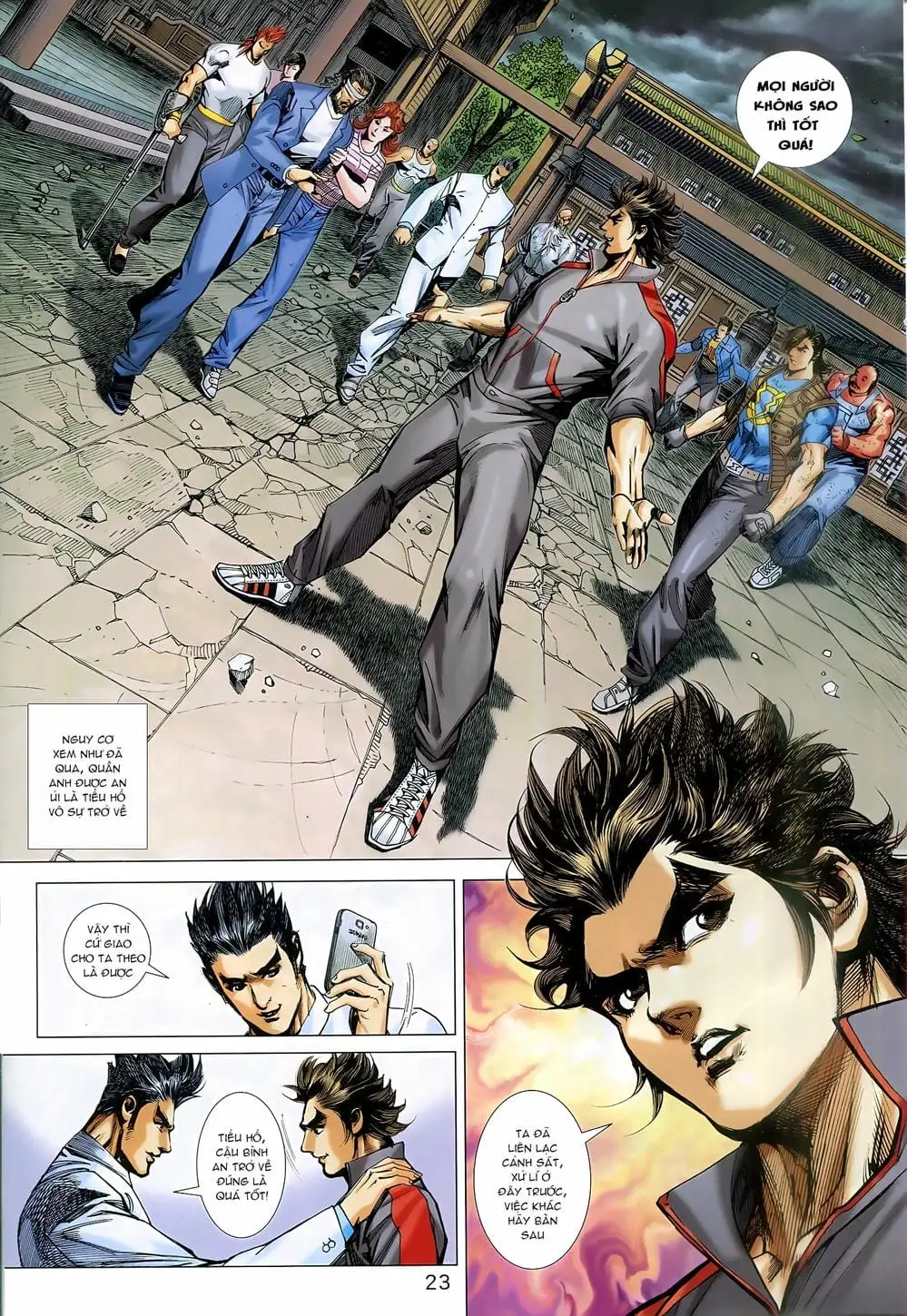 Truyện Tranh Tân Tác Long Hổ Môn trang 4