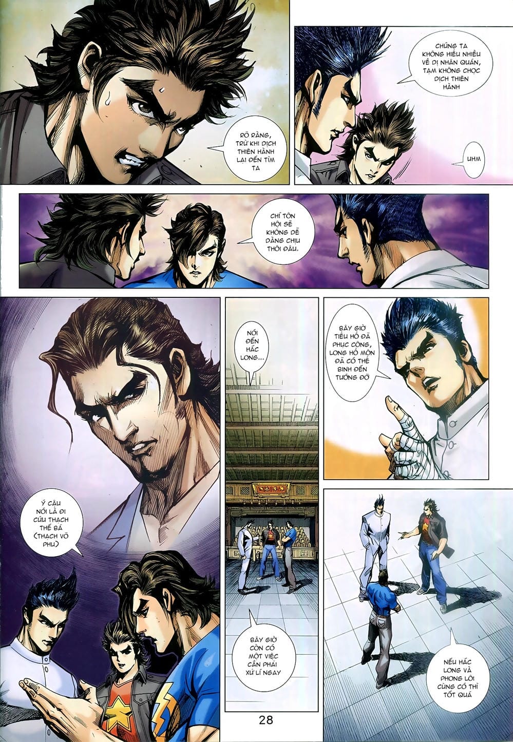Truyện Tranh Tân Tác Long Hổ Môn trang 4