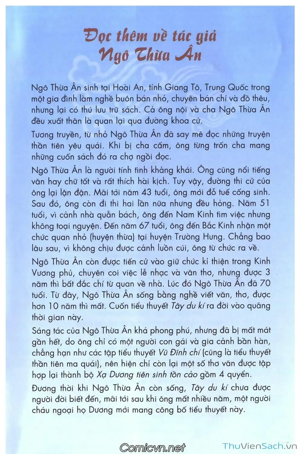 Truyện Tranh Tây Du Ký (Màu) trang 5