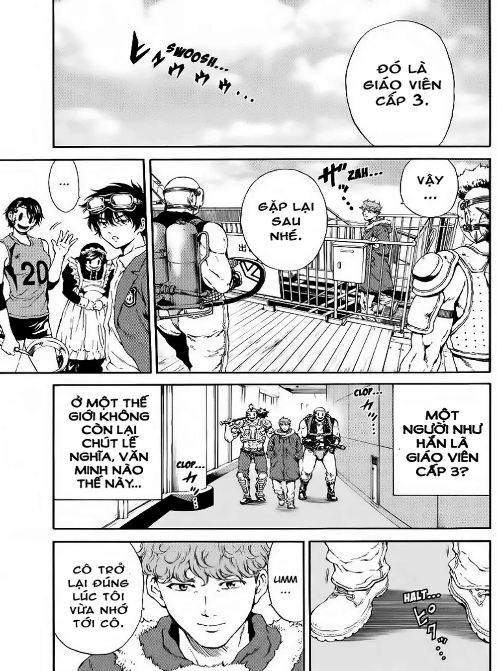 Truyện Tranh Đối Đầu Với Trọng Lực - Tenkuu Shinpan trang 4