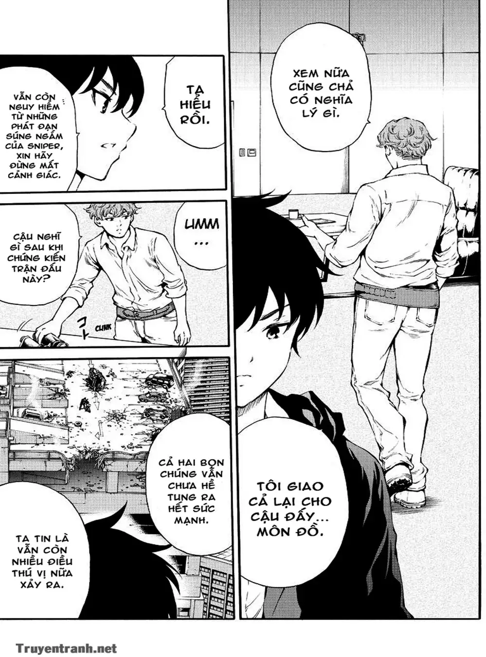 Truyện Tranh Đối Đầu Với Trọng Lực - Tenkuu Shinpan trang 4