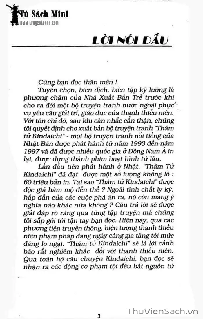 Truyện Tranh Thám Tử Kindaichi trang 4