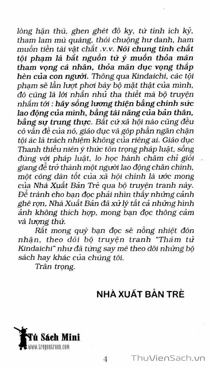 Truyện Tranh Thám Tử Kindaichi trang 4