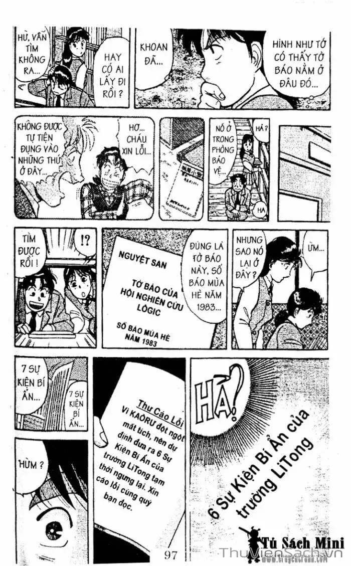 Truyện Tranh Thám Tử Kindaichi trang 4