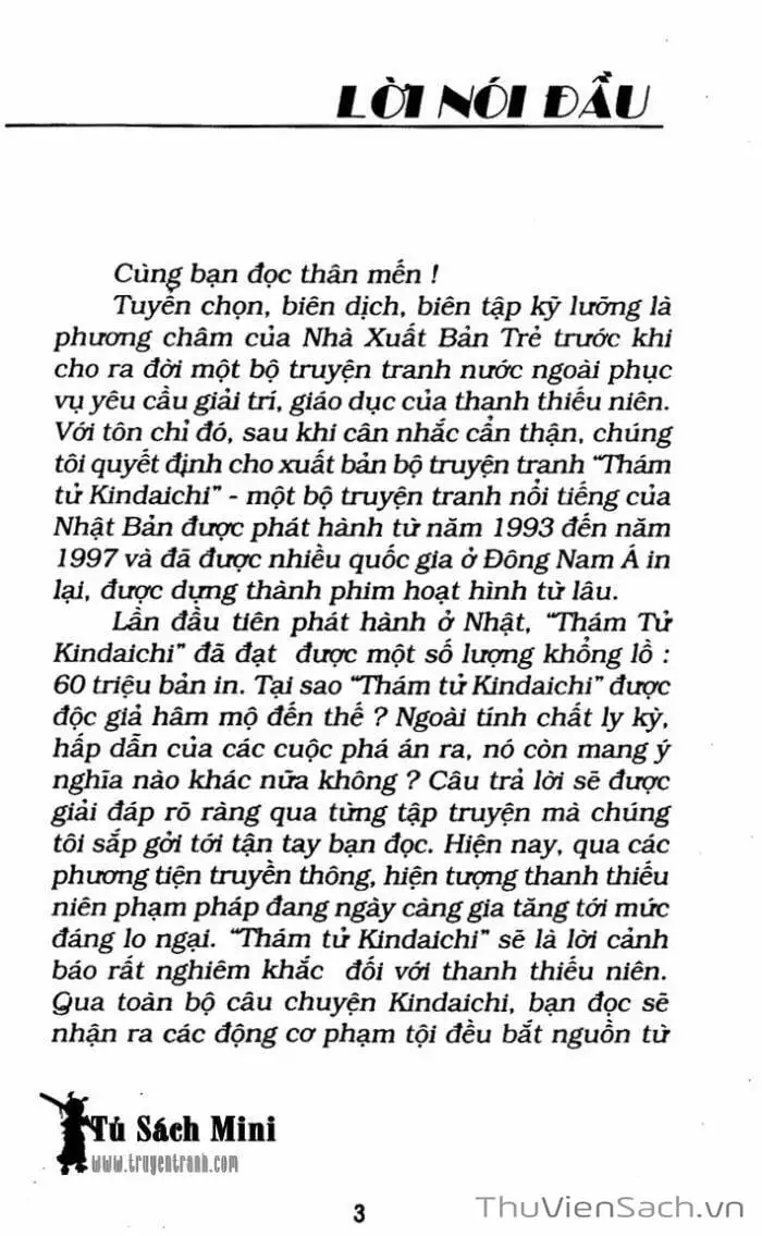Truyện Tranh Thám Tử Kindaichi trang 4