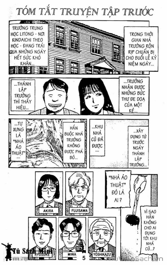 Truyện Tranh Thám Tử Kindaichi trang 4