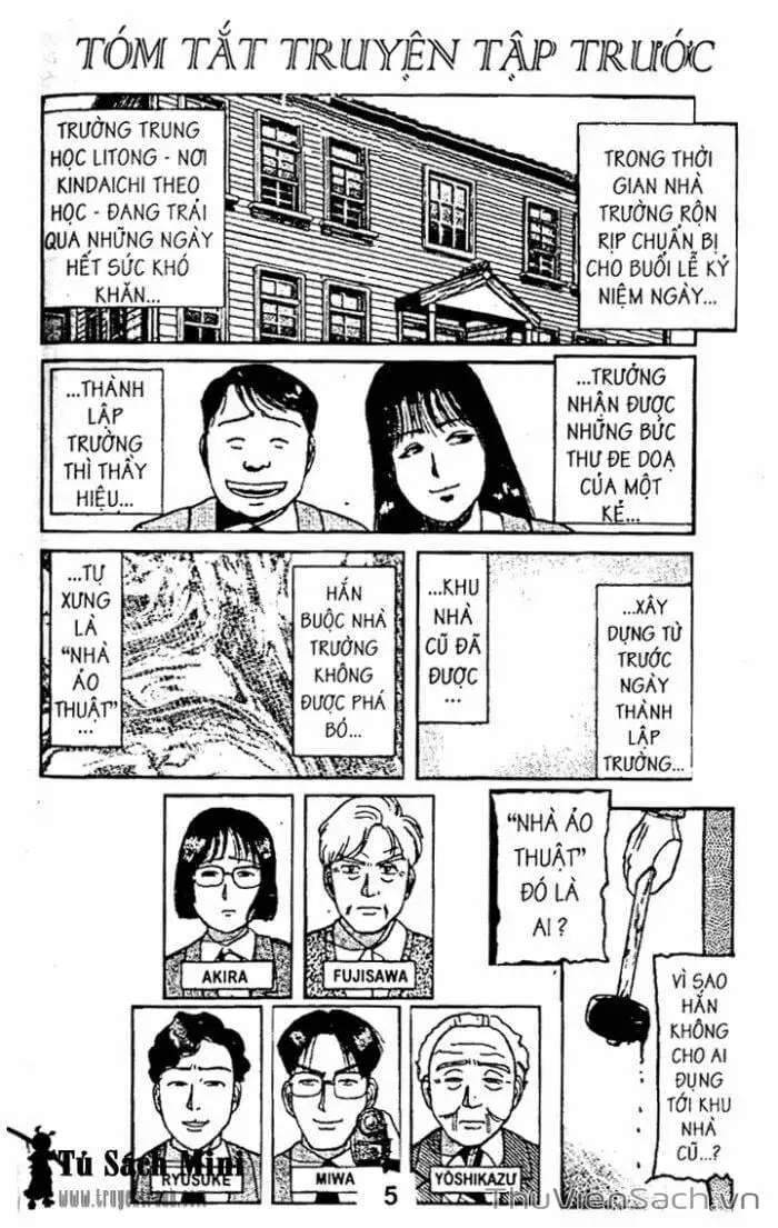 Truyện Tranh Thám Tử Kindaichi trang 4