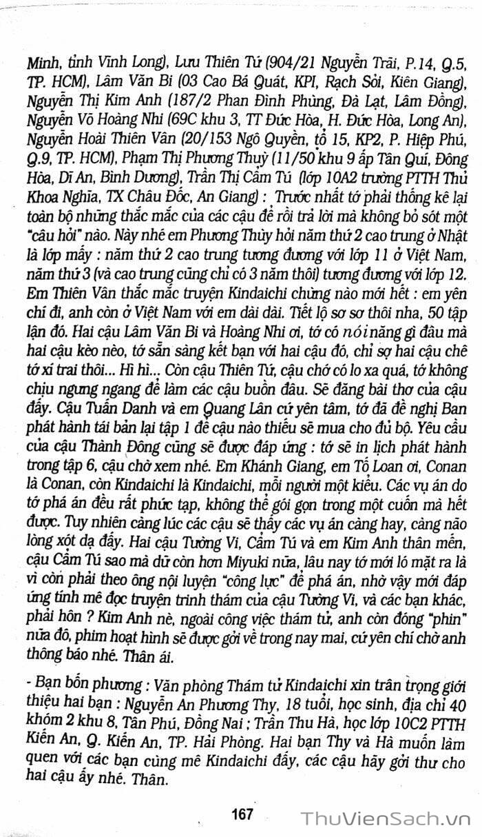 Truyện Tranh Thám Tử Kindaichi trang 4