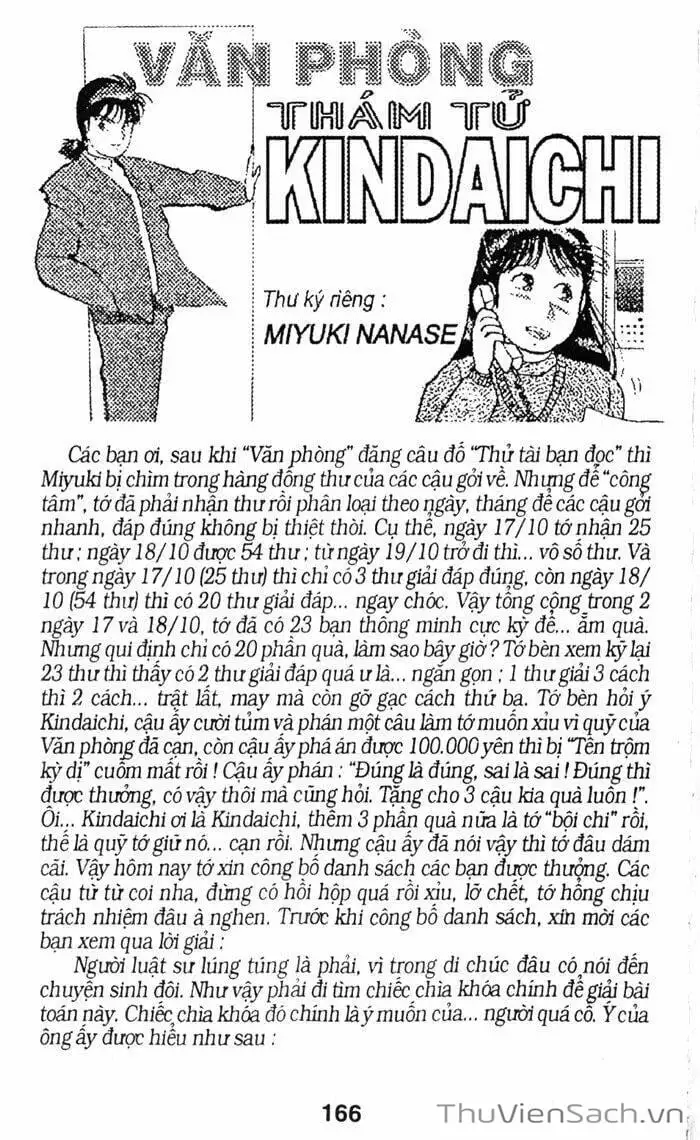 Truyện Tranh Thám Tử Kindaichi trang 4