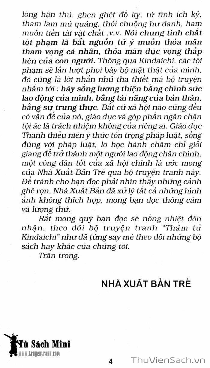 Truyện Tranh Thám Tử Kindaichi trang 4