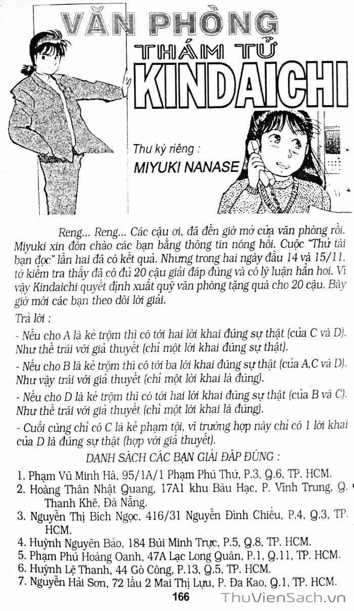 Truyện Tranh Thám Tử Kindaichi trang 4