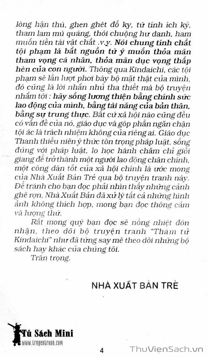 Truyện Tranh Thám Tử Kindaichi trang 4
