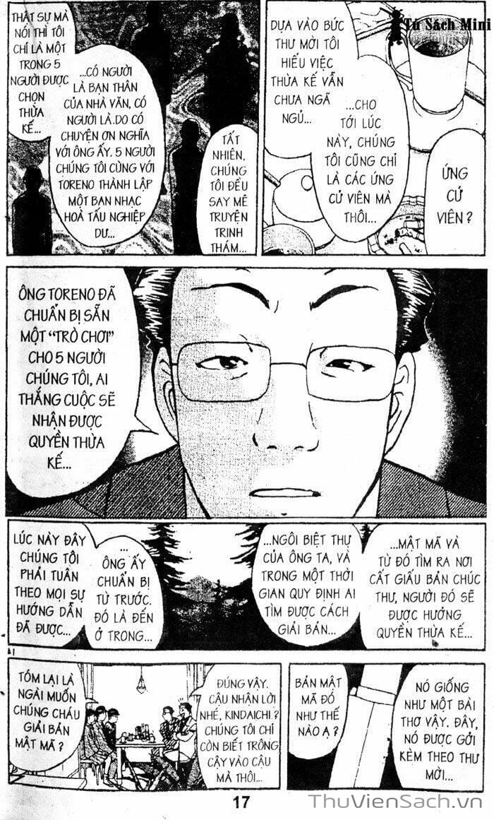 Truyện Tranh Thám Tử Kindaichi trang 4