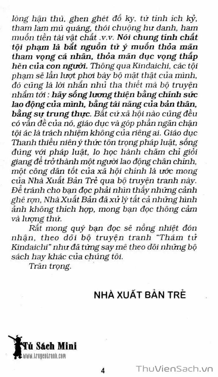 Truyện Tranh Thám Tử Kindaichi trang 4