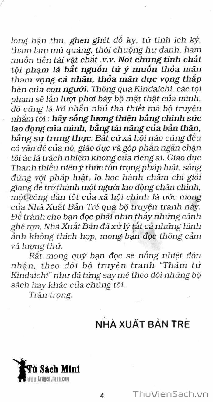 Truyện Tranh Thám Tử Kindaichi trang 4