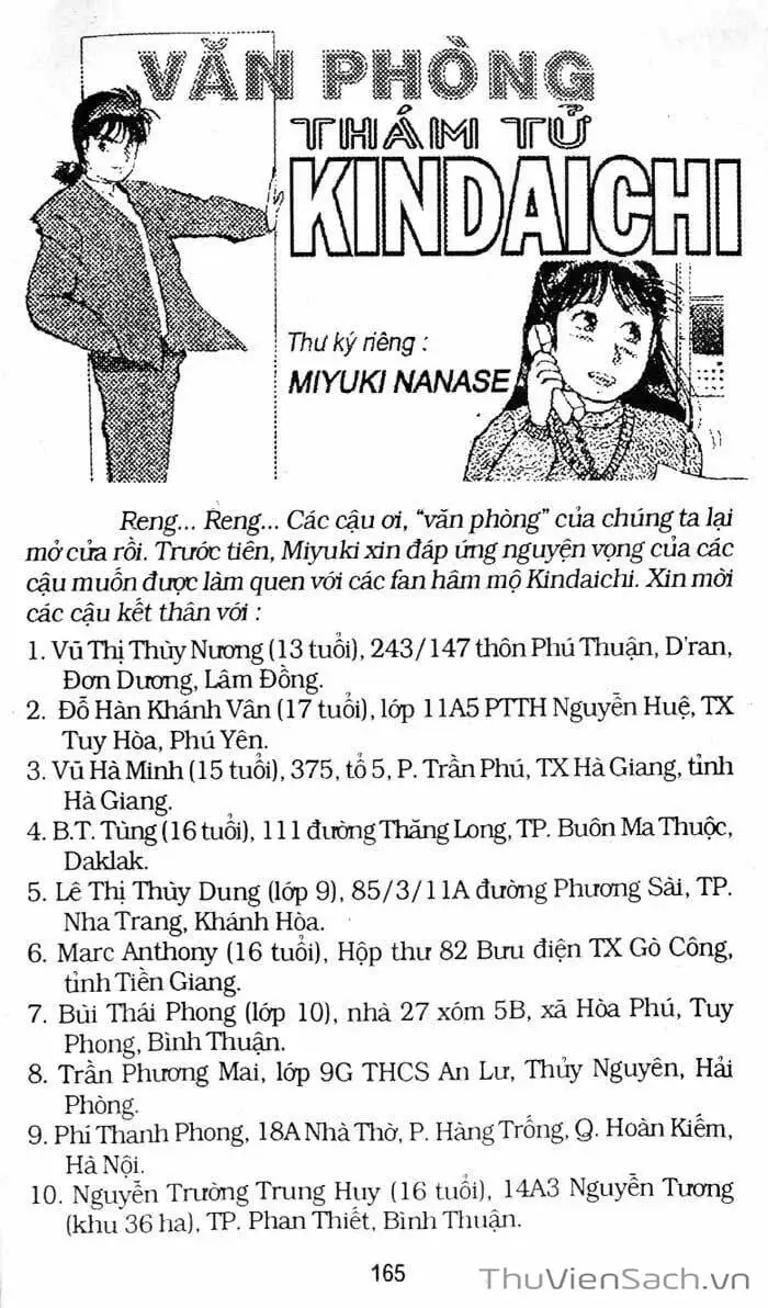 Truyện Tranh Thám Tử Kindaichi trang 4