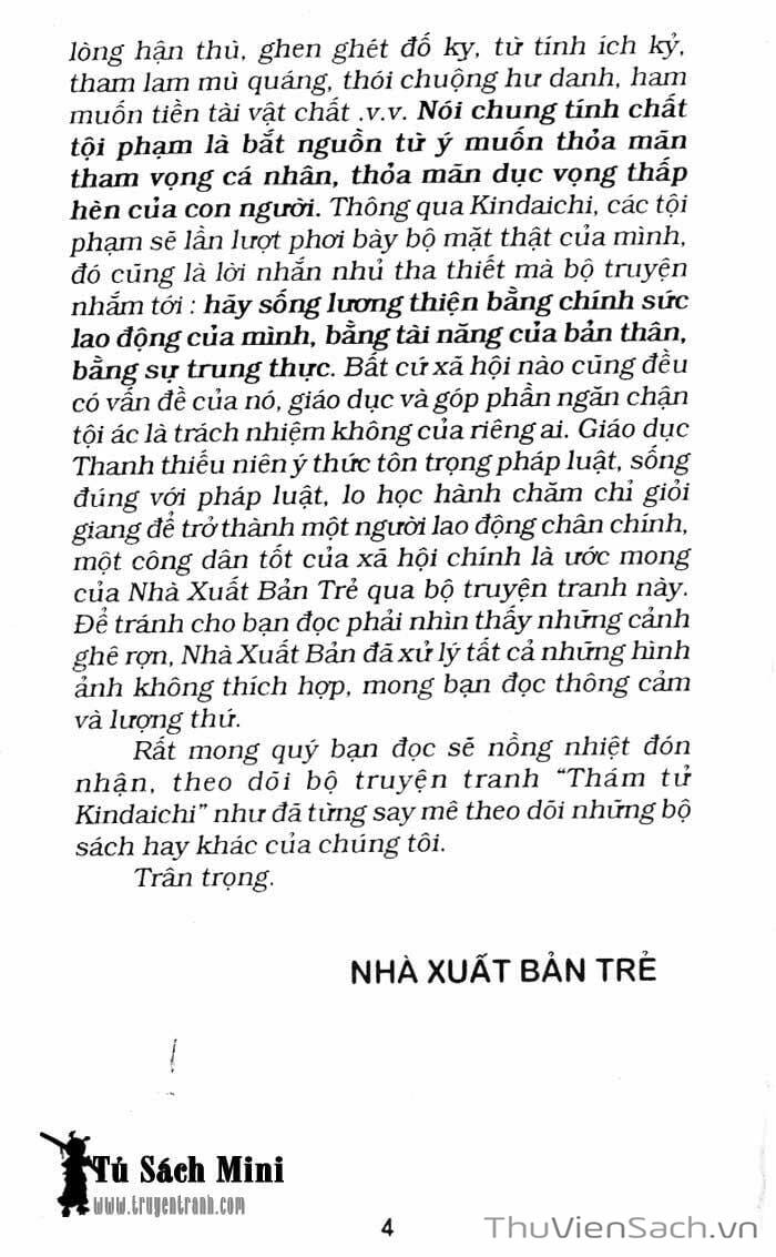 Truyện Tranh Thám Tử Kindaichi trang 4