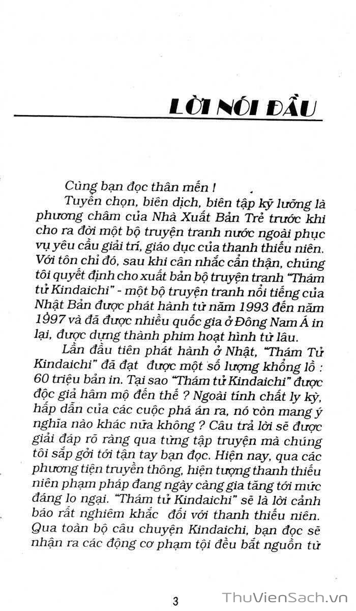 Truyện Tranh Thám Tử Kindaichi trang 4
