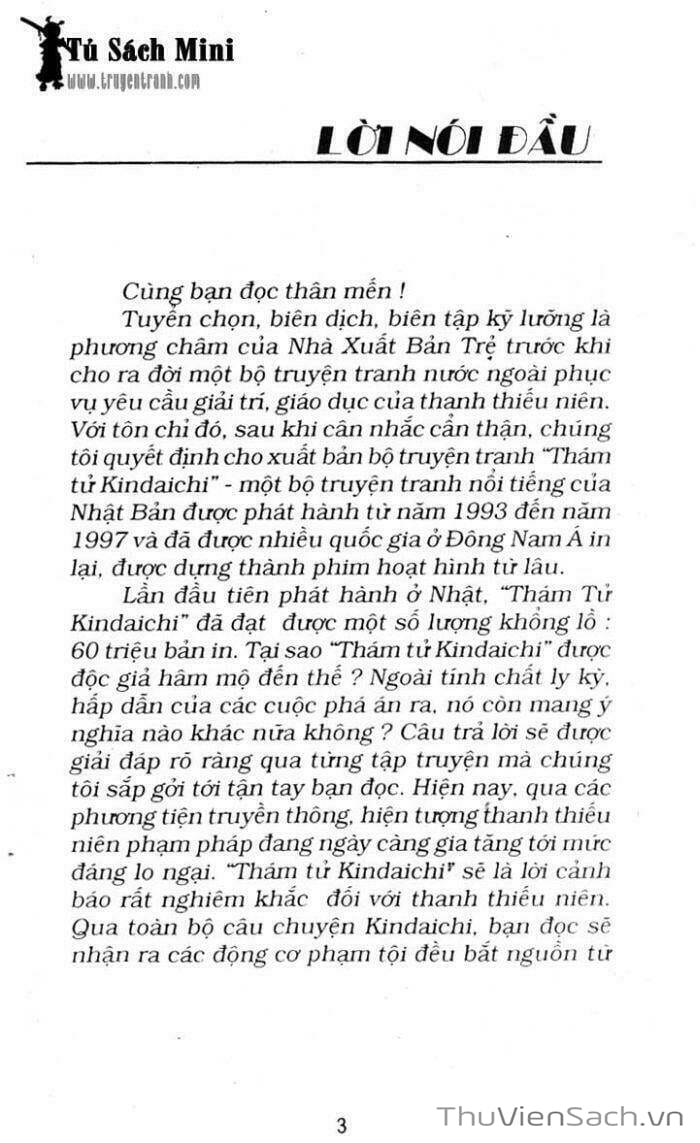 Truyện Tranh Thám Tử Kindaichi trang 4