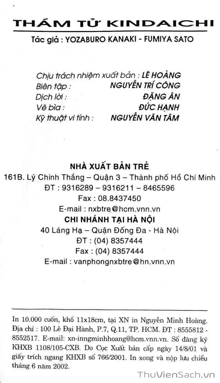 Truyện Tranh Thám Tử Kindaichi trang 4