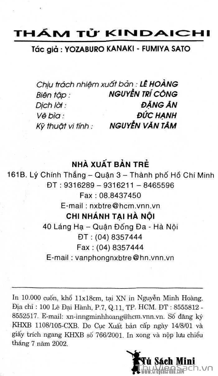 Truyện Tranh Thám Tử Kindaichi trang 4