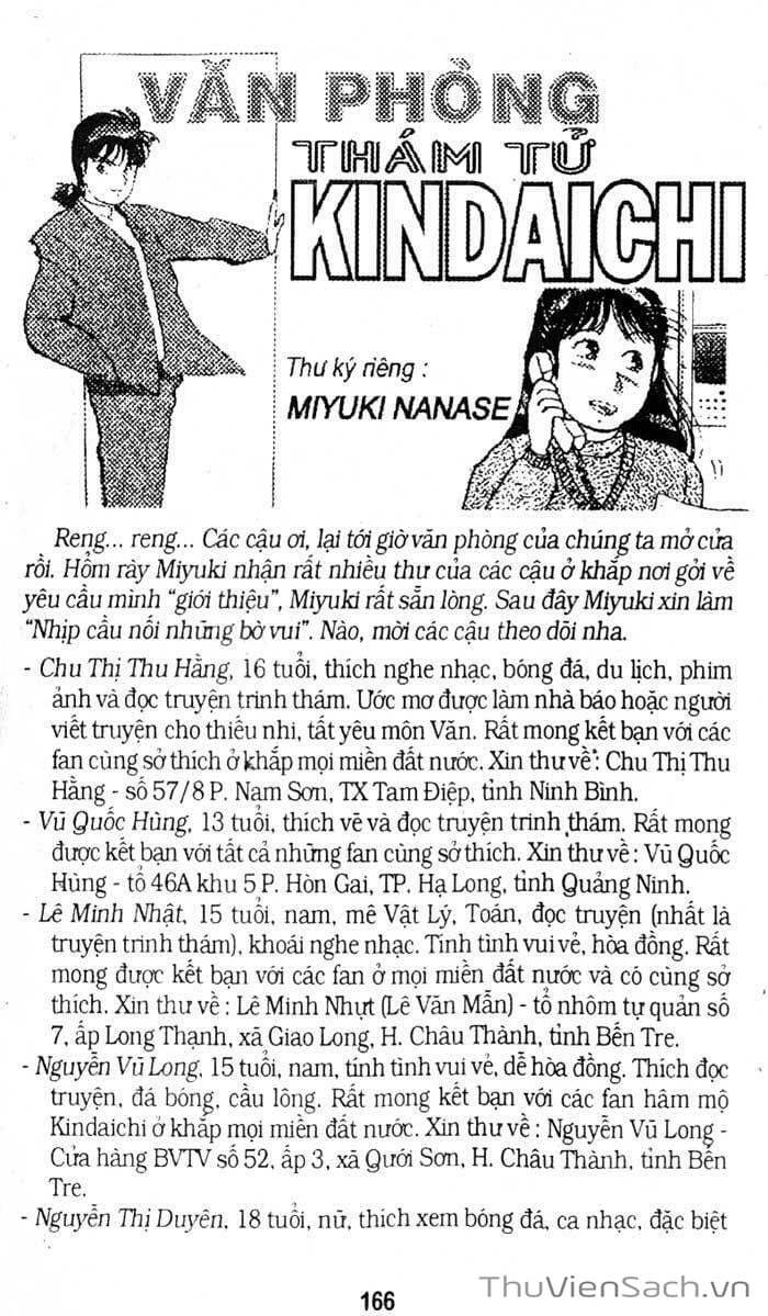 Truyện Tranh Thám Tử Kindaichi trang 4