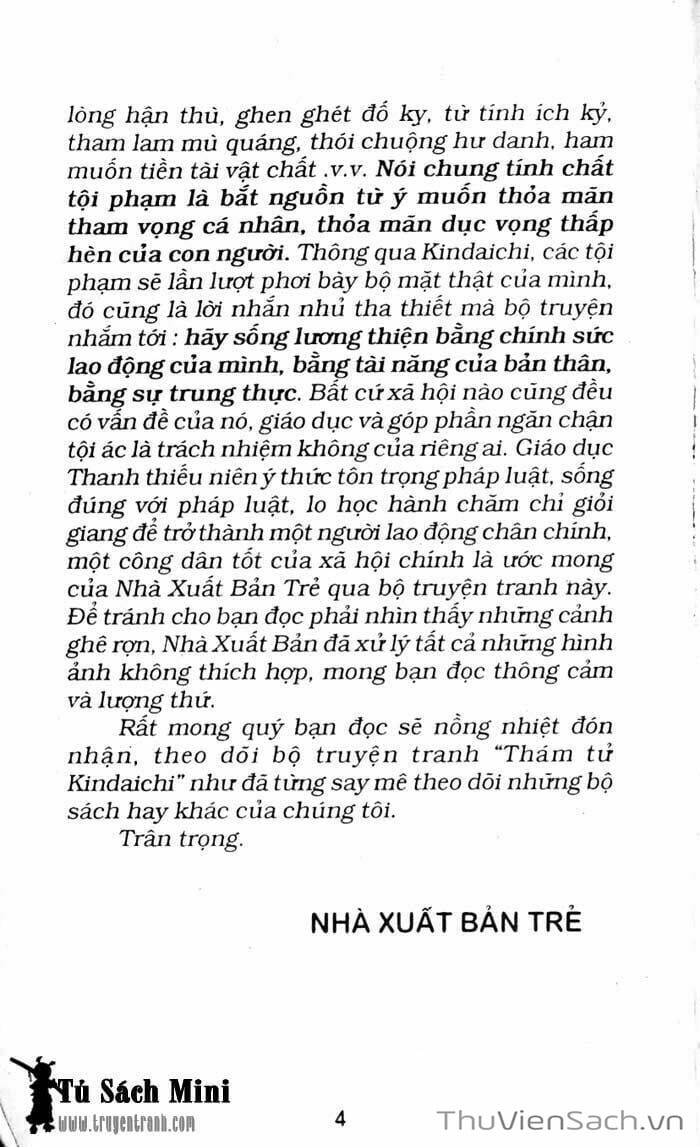 Truyện Tranh Thám Tử Kindaichi trang 4