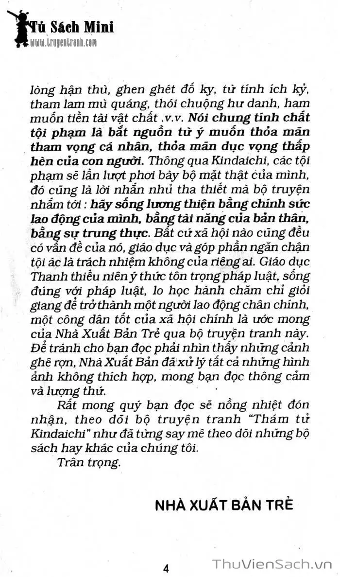 Truyện Tranh Thám Tử Kindaichi trang 4