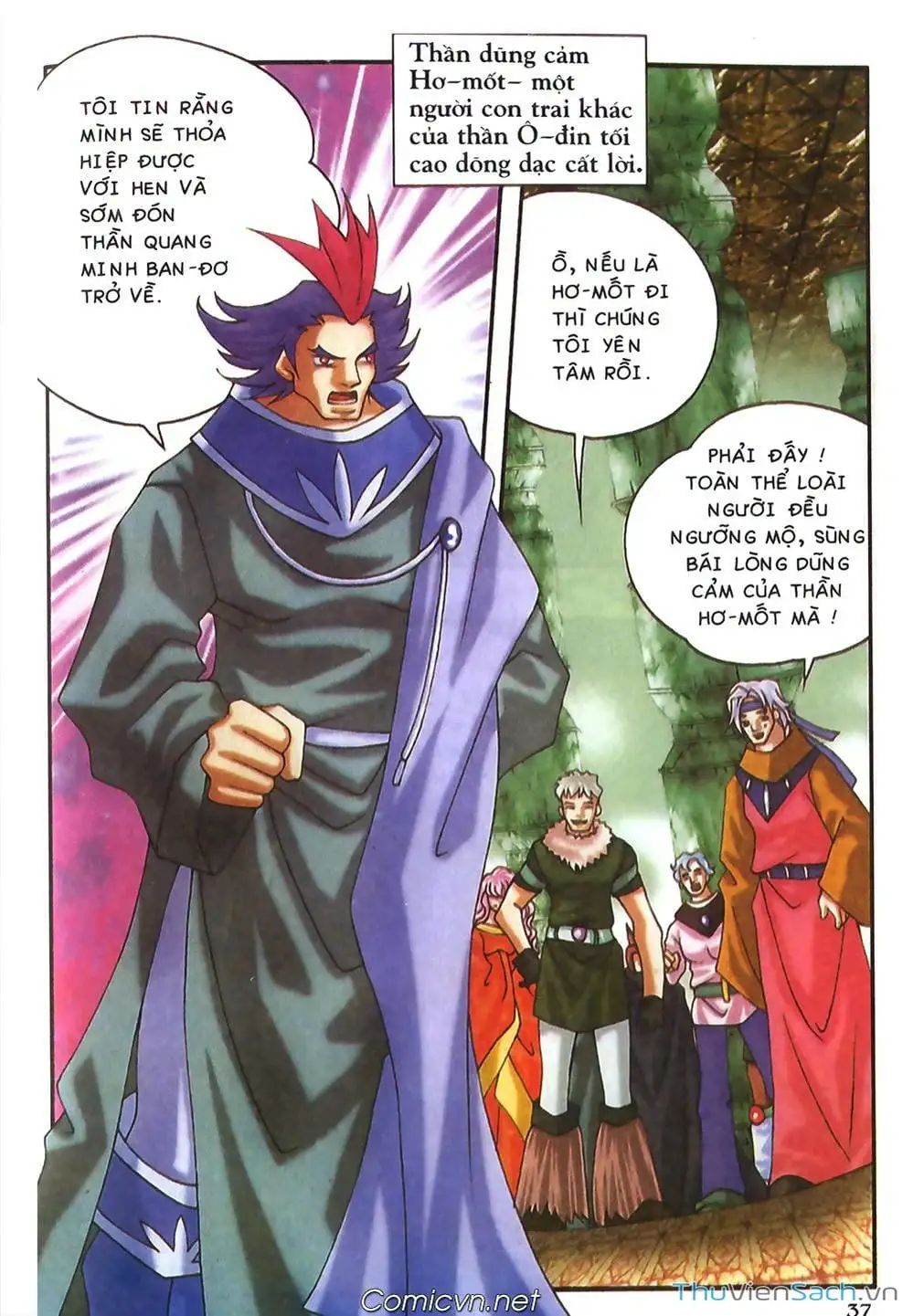 Truyện Tranh Thần Thoại Bắc Âu - Thế Giới Các Vị Thần trang 2
