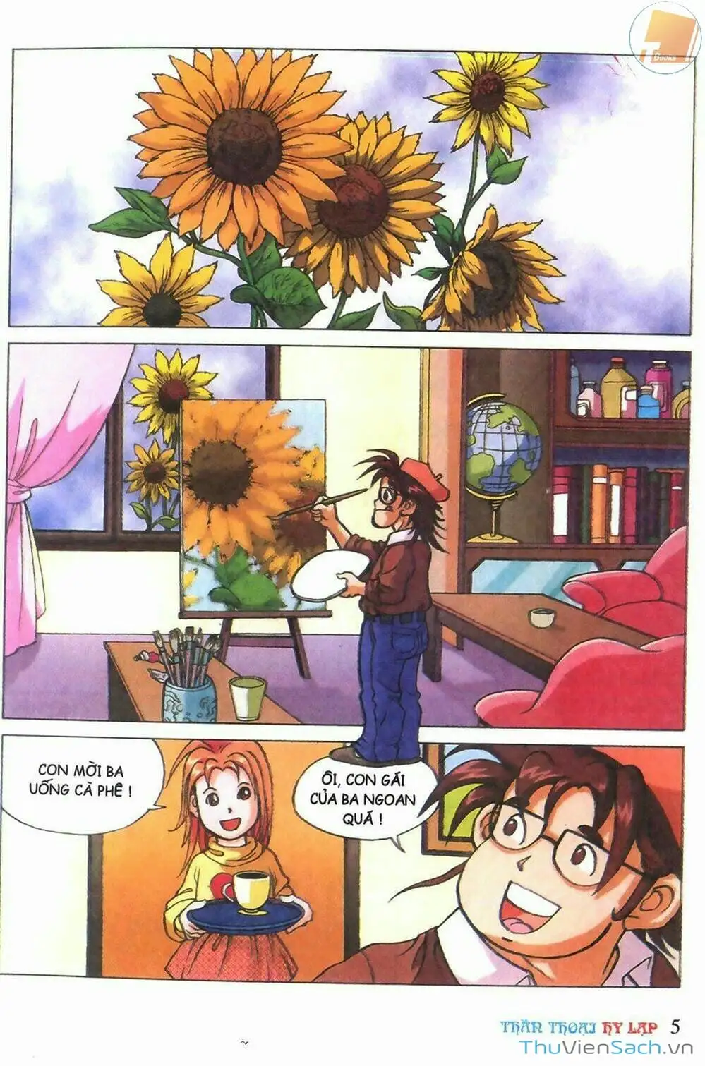 Truyện Tranh Thần Thoại Hy Lạp - Nguồn Gốc Các Vị Thần trang 3