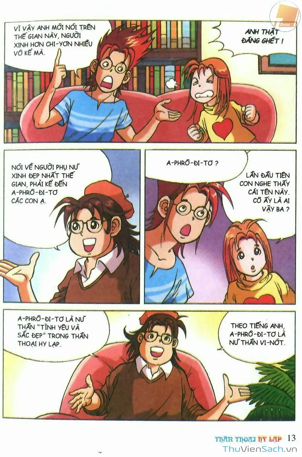 Truyện Tranh Thần Thoại Hy Lạp - Nguồn Gốc Các Vị Thần trang 3